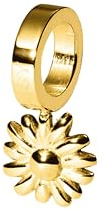 Purelei Birth Flower Charms – Geburtsmonat Anhänger - Symbol für Treue & Weisheit -Edelstahl vergoldet - für Charmketten und Armbänder