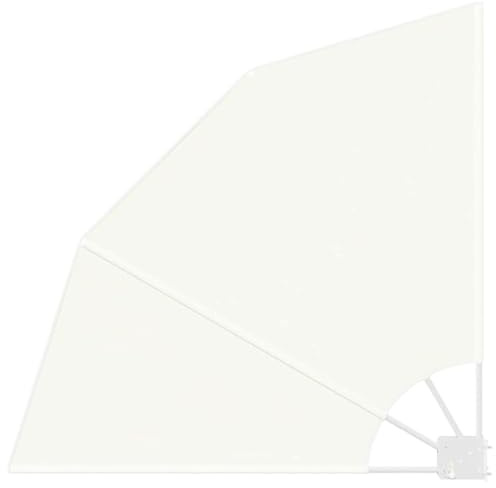 vidaXL Pantalla de Privacidad Plegable para Exteriores en Color Crema de 115 cm. Resistente a los Rayos UV, Hecha con Tejido de poliéster, Estructura de Acero con Recubrimiento en Polvo. Es Plegable