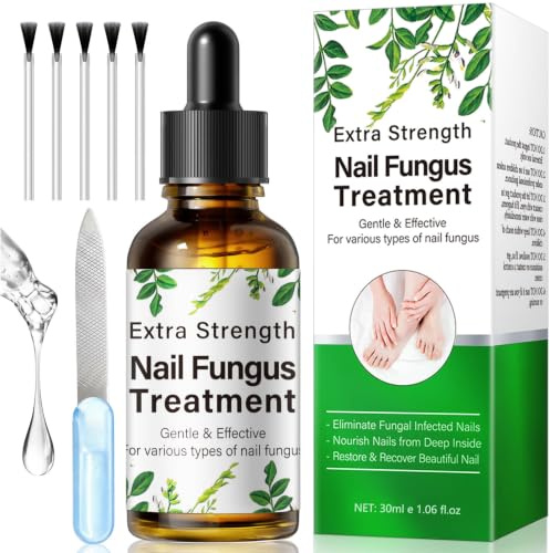 Fungal Nail Treatment Extra Strong for Toenails & Fingernails | Effective Nail Fungus Treatment for Toenail, Toe Nail & Ingrown Toenail Treatment , for Thick Discoloured Brittle Nails