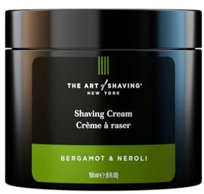 The Art of Shaving Bergamot & Neroli Shaving Cream for Men – Protects Against Irritation and Razor Burn – Hydrates and Nourishes Dry Skin – Clinically Tested for Sensitive Skin – 5 oz