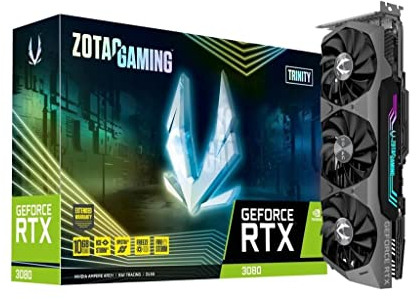Zotac Carte Graphique Nvidia GeForce RTX 3080 Trinity OC LHR 10Go – ZT-A30800J-10PLHR