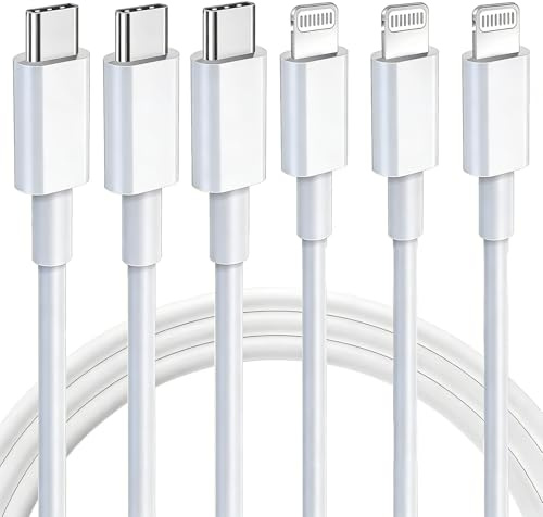 iPhone Charger 3Pack 10 FT USB C to Lightning Cable [Apple MFi Certified]
