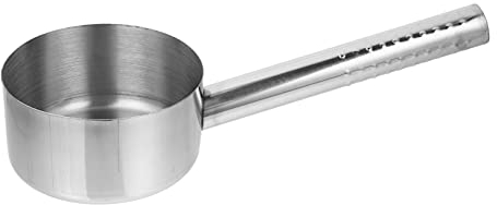 Louche à Soupe Robuste en Acier Inoxydable, Manche Long, Argenté