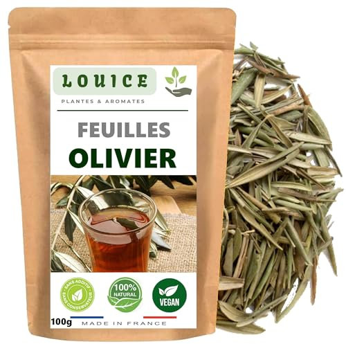 Hojas de Olivo Orgánicas 100G - Follaje Natural para una Infusión Beneficiosa y un Equilibrio Natural - Bolsa Fresca - Condimento Saludable con Hojas de Olivo Orgánicas 100G para Cuidar de Ti