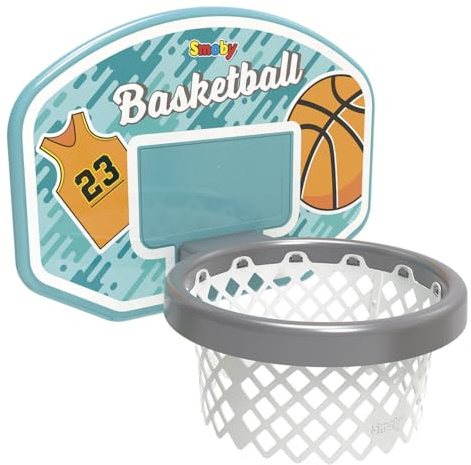 Smoby - Basketballkorb 3-in-1 - Zubehör für Smoby Rutsche - Kinderspielzeug - Ab 3 Jahre - 820700