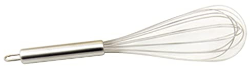 TRoki Fouet ballon en acier inoxydable – Batteur à œufs manuel pour la pâtisserie et le mélange de cuisine – Idéal pour fouetter la crème, le beurre et le lait – Ustensile de cuisine polyvalent