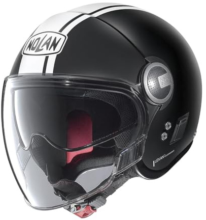 Nolan N21 Visor 06 Dolce Vita Jethelm (Schwarzmatt/Weiß), L (59)