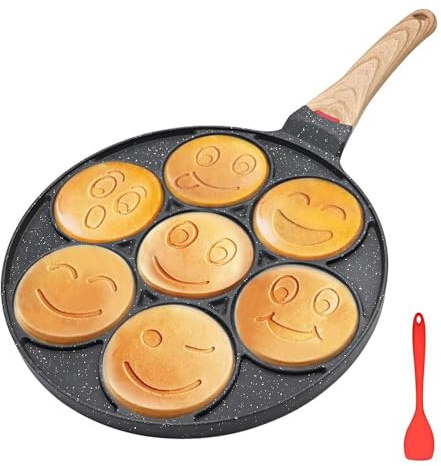 Bobikuke pancake pan for mini crepes, gas only