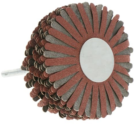 Gatuida Rueda Abrasiva De Lija De Granos Con Vástago Herramienta De Pulido Para Muebles y Tallado Resistente y Duradera Para Metal y Madera