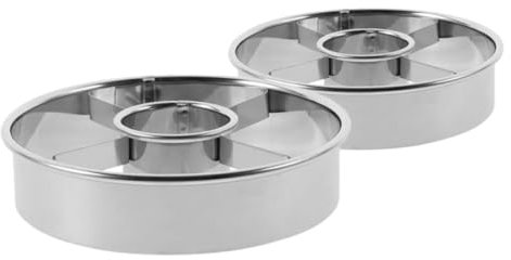 LAPYAPPE 2piezas Molde De Acero Inoxidable Para Donas Redondos Cortadores Reutilizables De Herramientas Para Hornear Donas Molde Para Decorar Pasteles Cocina