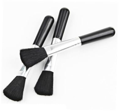 FUNNETOYU Kit de Nettoyage PC 4 Pièces Brosse pour Clavier et Nettoyant Écran Ordinateur, Brosse à Poussière en Plastique Noir pour Appareils Électroniques et Surfaces Difficiles D'accès
