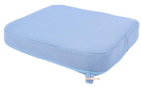 Generic Shower Seat Cushion Comfortable Support Removable Cover for Shower Bench Chair Bath Tub Garden Poolside (Blue)