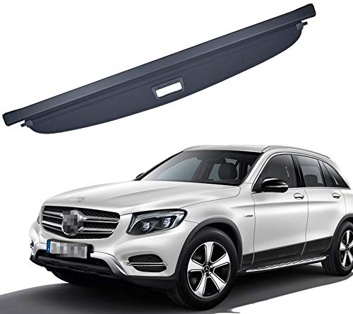 BNHHB Laderaumabdeckung Kofferraum Schutz Abdeckung Cargo Cover für Mercedes Be nz GLC 2016-2018, Kofferraumschutz Privatsphäre Sicherheit Kofferraum Abschirmung Schatten,Autozubehör