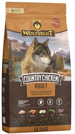Wolfsblut - Country Chicken - 12,5 kg - Trockenfutter - Hundefutter - Getreidefrei