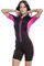 Damen-Kurzarm-Neoprenanzüge 2 mm Damen-Neoprenanzug mit Reißverschluss vorne,zum Tauchen,Surfen,Schwimmen,Schnorcheln