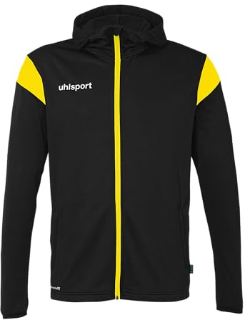uhlsport fotboll squad 27 track hood jacka unisex träningsjacka sportjacka sweatshirtskjorta med huva och ståkrage