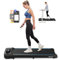 MERACH Walking Pad Treadmill for Home, 1-6km/h Under Desk Treadmill, Walking Treadmills 3 in 1 for Home/Office, 265LBS Capacity, 2.75HP Portable Treadmills with Magnetic Remote Control, LED Display