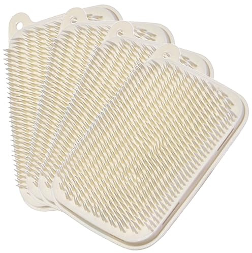 Amosfun 8 Pièces Brosse à Fruits Et Légumes Pomme De Terre Brosse De Nettoyage De Pommes De Terre Nettoyeur De Légumes Épurateur De Fruits Laveur De Vaisselle Laveuse De Légumes Blanche