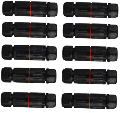 HOMSFOU 30pezzi Connettori Impermeabili Per Cavi Connettori Elettrici Per Illuminazione Esterna Facili Da Installare Senza Saldature Alta Impermeabilità Per Uso Ed Esterno