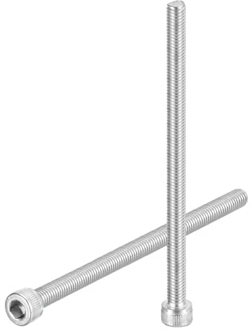 QUARKZMAN 10 Stück M6-1x110 Zylinderschrauben mit Innensechskant, 304 Edelstahl, Innensechskantschraube für Auto, Motorrad