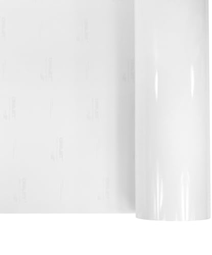 DecoMeister Pellicola Adesiva per Mobili 76x250 cm - Carta Adesiva Impermeabile e Lavabile per Cucina, Bagno - Facile da Applicare - Ideale per Rinnovare Armadi, Scaffali e Porte - Bianco Lucido F80