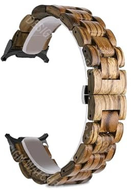 Herren-Holzarmband, passend for Samsung Galaxy Watch Ultra 47 mm. Holzarmband, passend for SAMSUNG GALAXY ULTRA WATCH 47 mm Armband(Black brown)