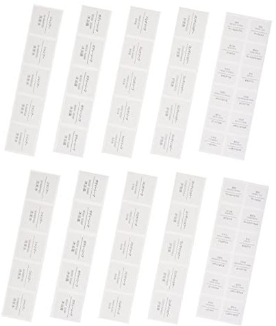 OFFSCH 50 Blatt Wasserfeste Flaschenetiketten Selbstklebende Etikettenaufkleber Für Kosmetikflaschen Einfach Anzuwendende Aufkleber Für Flascheninhalte