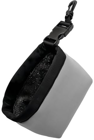 Reinigungsbeutel für Golfbälle | Pocket Wipe Golf Ball Washer Reinigungsbeutel | Abnehmbare Taschen für Golfbälle, maschinenwaschbar, Golfzubehör für Männer Geschenke, grau, Se référer au descriptif