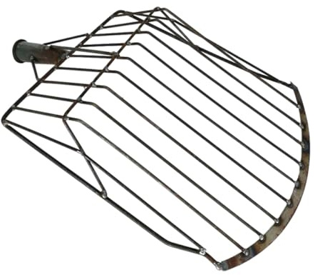 CATIEBYE Heavy-Duty Iron Corn Shovel for Farm Use, Large Maize Spade Fork Head, Practical Multifunctional Shovel for Harvesting and Coal Briquette Handling in Agricultural and Outdoor