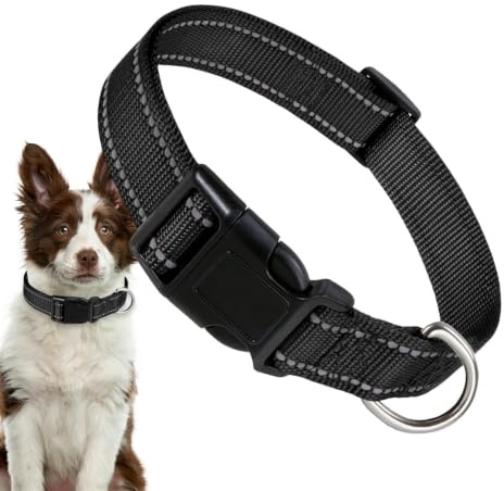 Justerbart valphalsband, reflekterande halsband för husdjur Reflekterande | Nylon djurhalsband för små hundar, , olika hundar