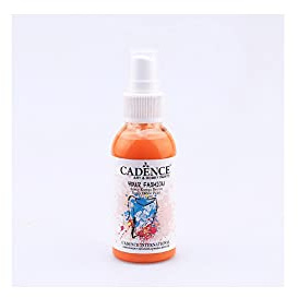 Cadence Textilfarbe zum Sprühen (Fashion Spray) | auf Wasserbasis | 100 ML (1105-Orange)