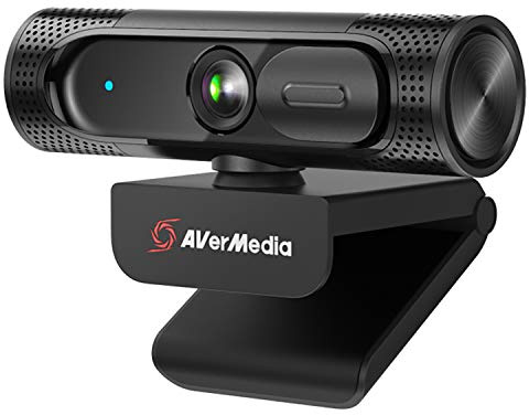 AVerMedia Webcam PW315 - Caméra HD Grand Angle 1080p pour vidéoconférence, enseignement en Ligne et Streaming