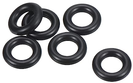 PATIKIL Nitrile Gomma O-Ring 17mm OD x 9mm ID x 4mm Larghezza, 25 Pezzi Metrico Sigillatura Guarnizione Anelli Rubinetti per Rubinetto Idraulica Automobilismo Riparazione, Nero