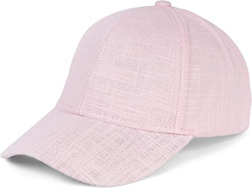 styleBREAKER Cappellino Baseball Unisex Estivo in Lino | Circonferenza 54-59 cm, regolabile. Visiera curva 7 cm. Traspirante, fibra naturale, fascia tergisudore in cotone.