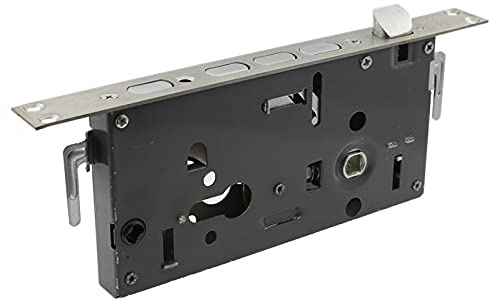 Einsteckriegel, Türschloss mit Schlüssel for Einsteckschloss, Türschlosskörper for Innenräume, Schlafzimmer, Wohnzimmer, mechanisches Vintage-Türschloss, Einsteckbeschläge, Größe 60–68 (Farbe: ohne Ha