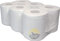 KURTT - 6 Handtuchrollen Papierhandtuchrollen Papierrollen MIDI Rollen 2-lagig Tissue Hochweiß 20cm breit 160m perforiert 450 Blatt á 20x36cm Innenabrollung