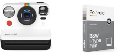 Polaroid Now Gen 2 Fotocamera Istantanea - Bianco e Nero & Pellicola Istantanea Bianco e Nero per i-Type