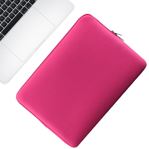 Jubepk Custodia per laptop con cerniera, impermeabile, resistente, per Ultrabook da 11-15 pollici