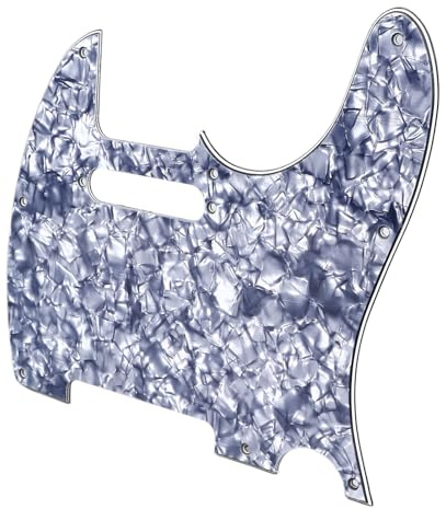 E Pearl PVC Gitarre Pickguard für Telecaster - Stylish i -Scratch Guitar Guard Plate für Musiker (GQ231 Blue Pearl) (GQ232 Grey Pearl)