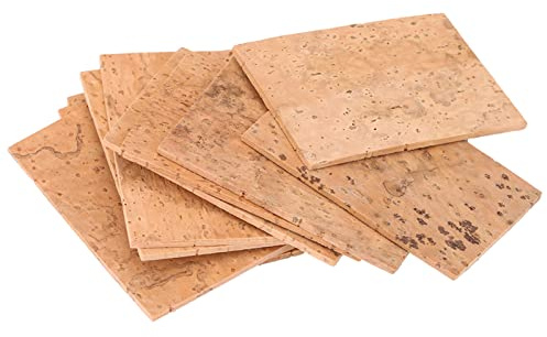 Saxofontillbehör, Korkark 10st/set Universal Saxophone Sax Neck Joint Cork Sheet Instrumenttillbehör Sakofonrengöringssats för Alt/sopran/tenorsaxofon