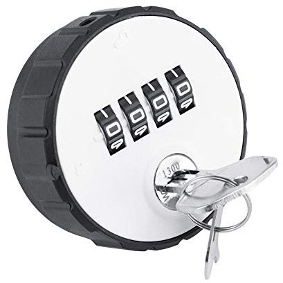 Nikou Candado de combinación, candado digital para muebles, cerradura de armario con llave, aleación de zinc, cerradura de seguridad para armarios, cajones, buzones (26 mm)