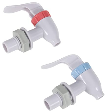 GALPADA Grifo de Plástico y Fácil Instalación 2 Piezas para Dispensador de Agua Diseño Moderno Resistente para Cocina