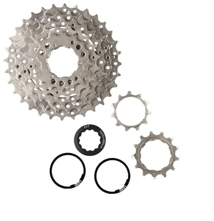 Cassette de vélo 7 vitesses 11-28T/11-32T Roue libre pour vélo 7 vitesses Pièce de rechange avec cassette à roues libres (11-32T)
