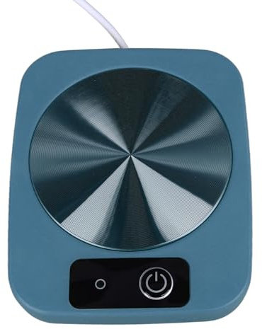 KIMISS Calentador de café USB Inteligente: Calentador de Taza Portátil con Control Constante de Temperatura para el Hogar, la Oficina y los Viajes (Blue)