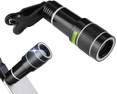Lente De Teleobjetivo-Lente De Zoom Telefónica De Alta Precisión | De Teléfono Móvil De Teleobjetivo De 20X Zoom con Ocular HD | Pegos Zoomm Portátiles Ideales para Fotografía Viajes Wildlife