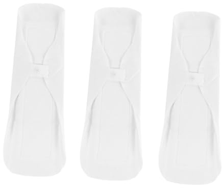 GLEAVI Toallas Sanitarias Lavables Reutilizables 3 Piezas 270mm Transpirables Flexibles para Menstruación Femenina Puerpera Protección Segura y Cómoda Uso Diario