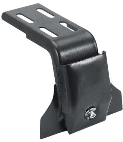 Ysyqkn Support de Barres de Toit Réglable pour Gouttière, Porte-Bagages de Véhicule, Support Métallique, Fixation Sécurisée, Construction en Aluminium et Fer, 12cm à 16cm