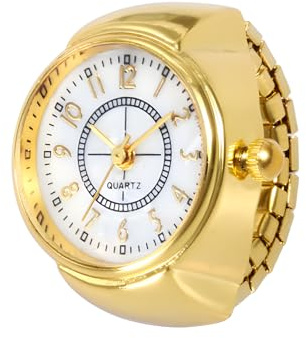 Naturepernulo Watch Rings for Women Men (Gold)