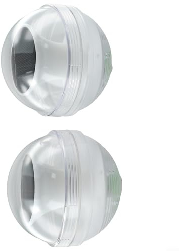 Luce a sfera RGB solare per esterni per stagni e giardini, 3 modalità di illuminazione con potenza efficiente e lunga durata (2 pezzi)
