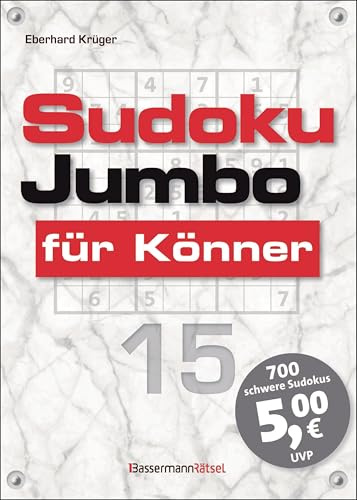Sudokujumbo für Könner 15: mittlerer bis hoher Schwierigkeitsgrad